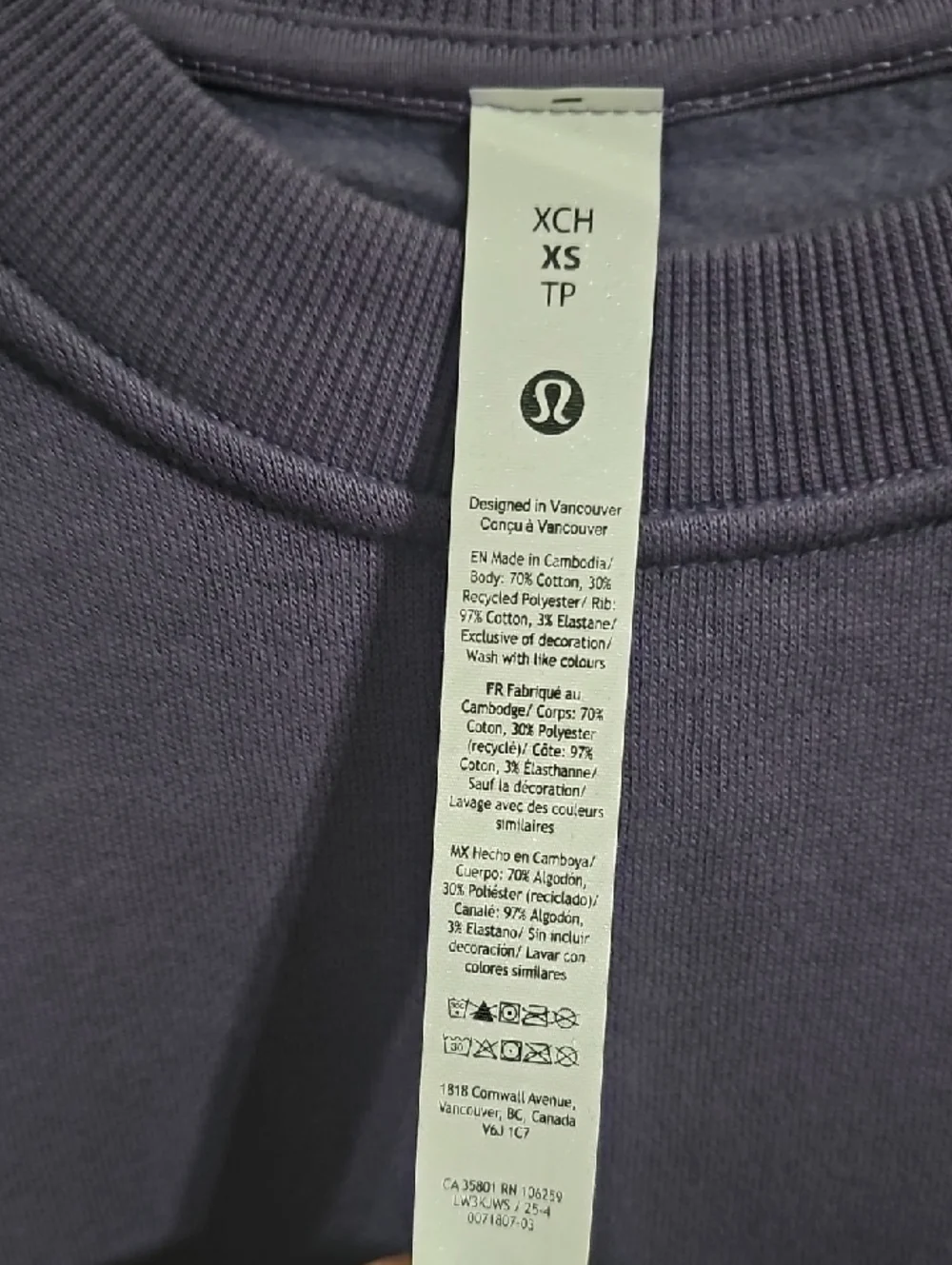 lululemon athletica oversized can